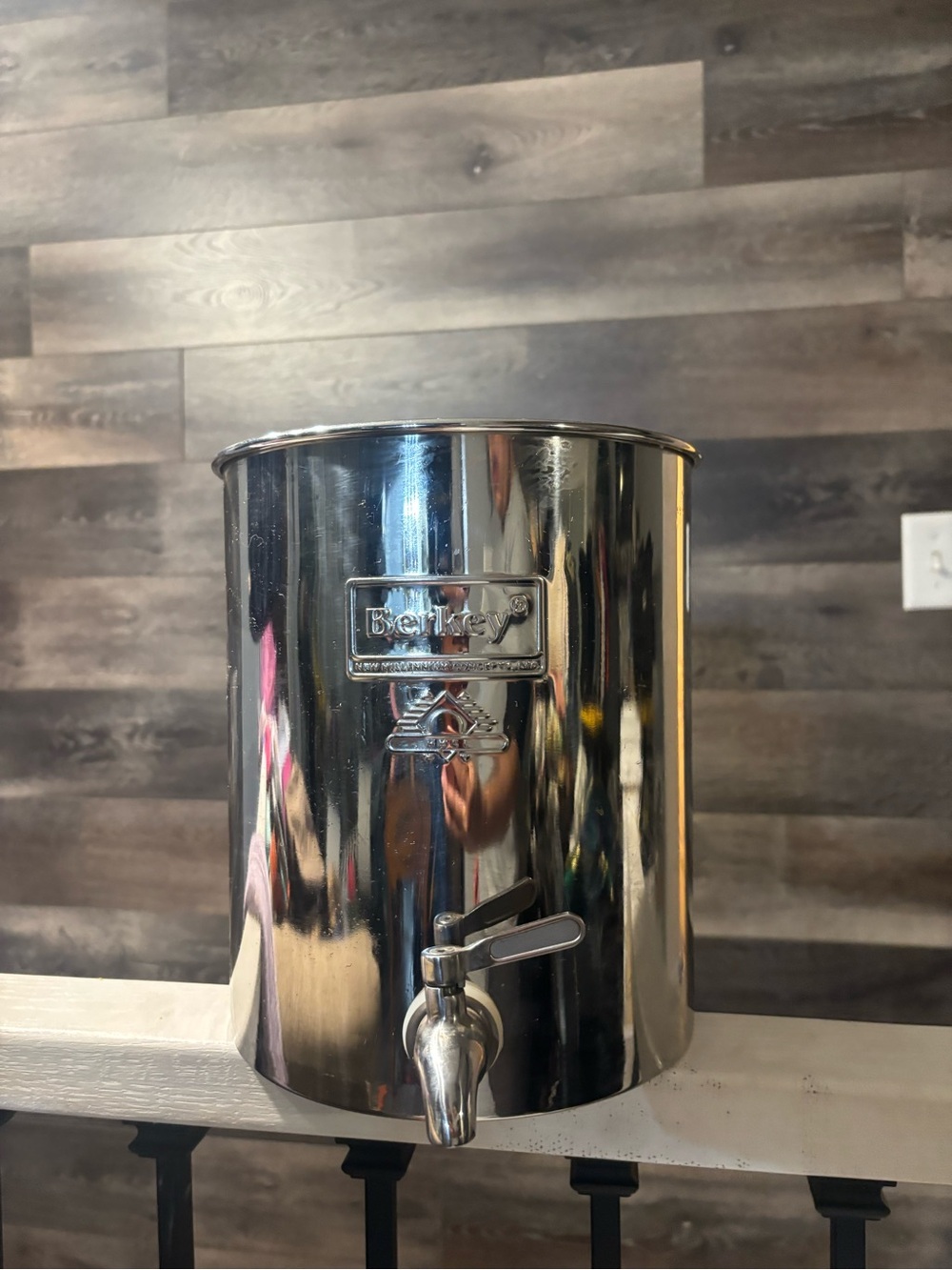 Berkey Only bottom part -Stainless Steel Water Dispenser - Polished Silver